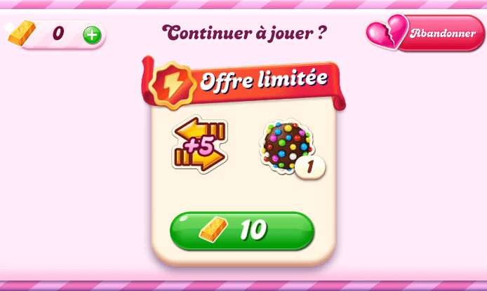 lingot d'or illimite candy crush saga